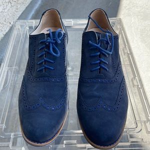 Cole Haan Blue Suede Shoes